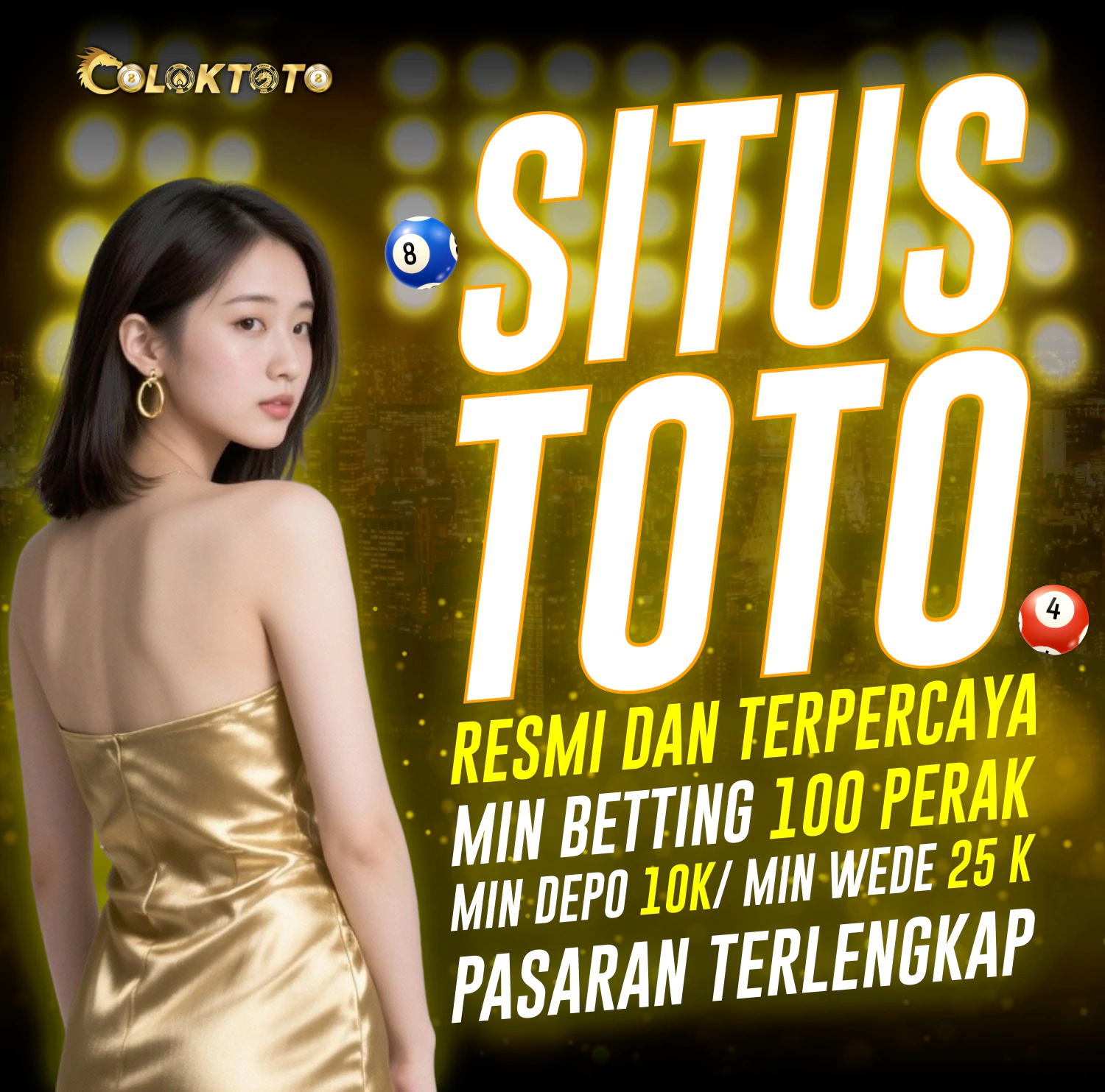 COLOKTOTO - Platform Gaming Slot Gacor Online 4D Pasti Menang Gede Situs Togel Slot Resmi Berlisensi image 1